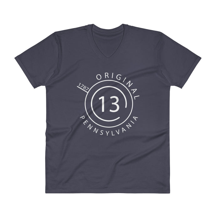 Pennsylvania - V-Neck T-Shirt - Original 13