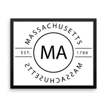 Massachusetts - Framed Print - Reflections