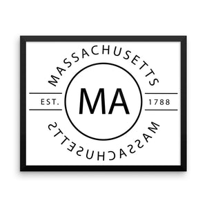 Massachusetts - Framed Print - Reflections