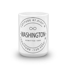 Washington - Mug - Latitude & Longitude