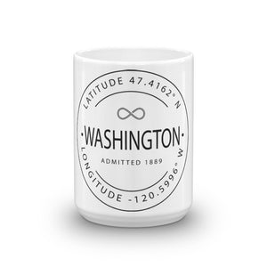 Washington - Mug - Latitude & Longitude