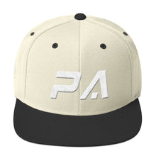 Pennsylvania - Flat Brim Hat - White Embroidery - PA - Many Hat Color Options Available