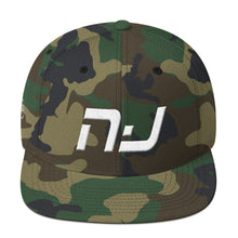 New Jersey - Flat Brim Hat - White Embroidery - NJ - Many Hat Color Options Available