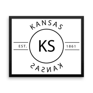 Kansas - Framed Print - Reflections