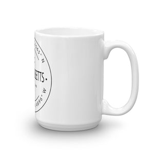 Massachusetts - Mug - Latitude & Longitude