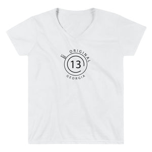 Georgia - Women's Casual V-Neck Shirt - Original 13