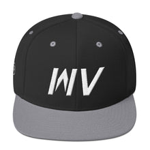 West Virginia - Flat Brim Hat - White Embroidery - WV - Many Hat Color Options Available