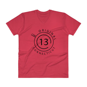 Connecticut - V-Neck T-Shirt - Original 13