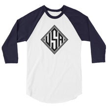 USA Designs - 3/4 Sleeve Raglan Shirt - Diamond