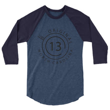North Carolina - 3/4 Sleeve Raglan Shirt - Original 13