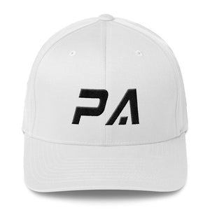 Pennsylvania - Structured Twill Cap - Black Embroidery - PA - Many Hat Color Options Available