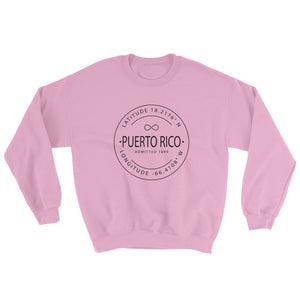 Puerto Rico - Crewneck Sweatshirt - Latitude & Longitude