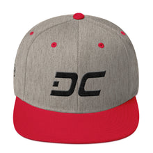 Washington DC - Flat Brim Hat - Black Embroidery - DC - Many Hat Color Options Available