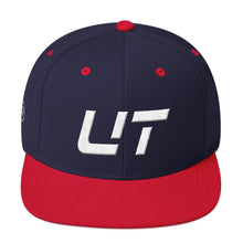 Utah - Flat Brim Hat - White Embroidery - UT - Many Hat Color Options Available