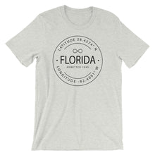 Florida - Short-Sleeve Unisex T-Shirt - Latitude & Longitude