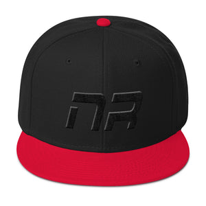 Native Realm - Flat Brim Hat - Black Embroidery - NR - Many Hat Color Options Available