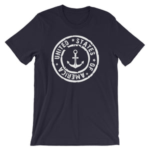 USA Designs - Short-Sleeve Unisex T-Shirt - Anchor