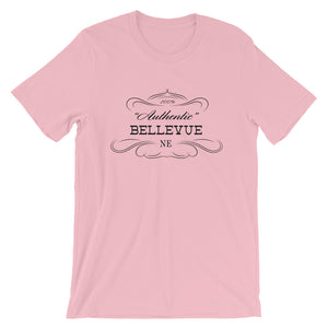 Nebraska - Bellevue NE - Short-Sleeve Unisex T-Shirt - "Authentic"