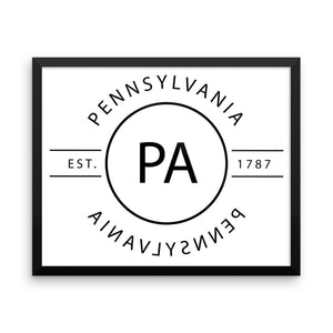 Pennsylvania - Framed Print - Reflections