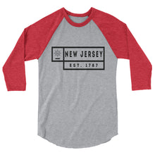 New Jersey - 3/4 Sleeve Raglan Shirt - Established
