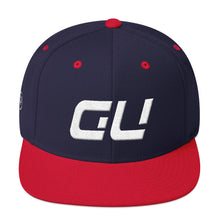 Guam - Flat Brim Hat - White Embroidery - GU - Many Hat Color Options Available