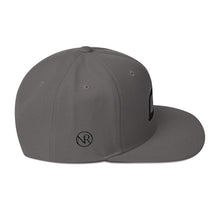Georgia - Flat Brim Hat - Black Embroidery - GA - Many Hat Color Options Available