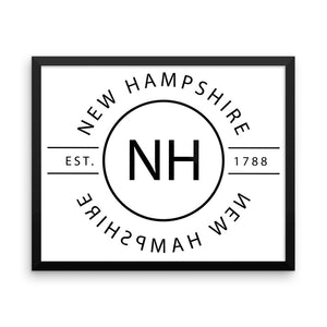New Hampshire - Framed Print - Reflections