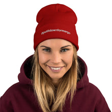 Margo's Collection - #putitdownformargo- White Embroidery - Embroidered Beanie - Different hat colors available