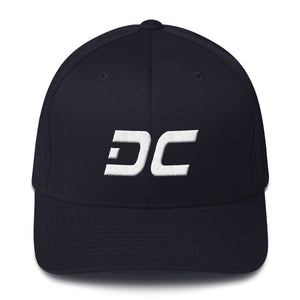 Washington DC - Structured Twill Cap - White Embroidery - DC - Many Hat Color Options Available