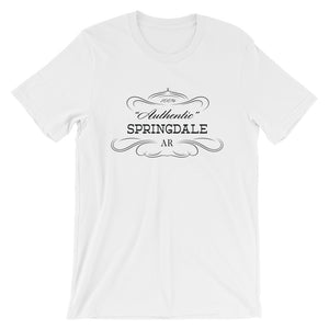 Arkansas - Springdale AR - Short-Sleeve Unisex T-Shirt - "Authentic"