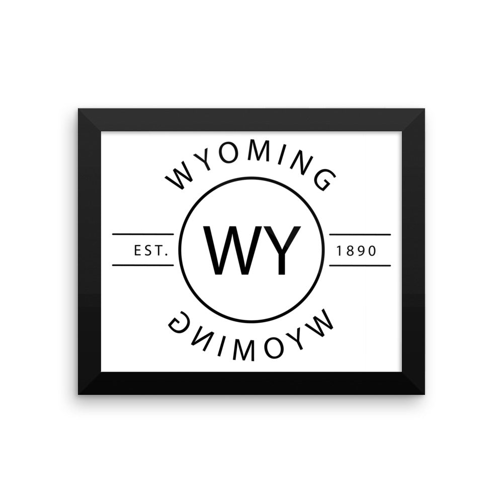 Wyoming - Framed Print - Reflections