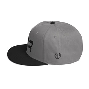 Native Realm - Flat Brim Hat - Black Embroidery - NR - Many Hat Color Options Available