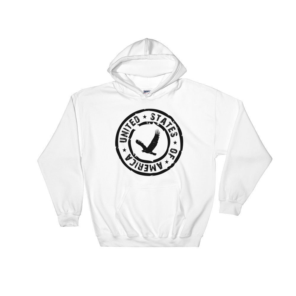 USA Designs - Hooded Sweatshirt - Eagle