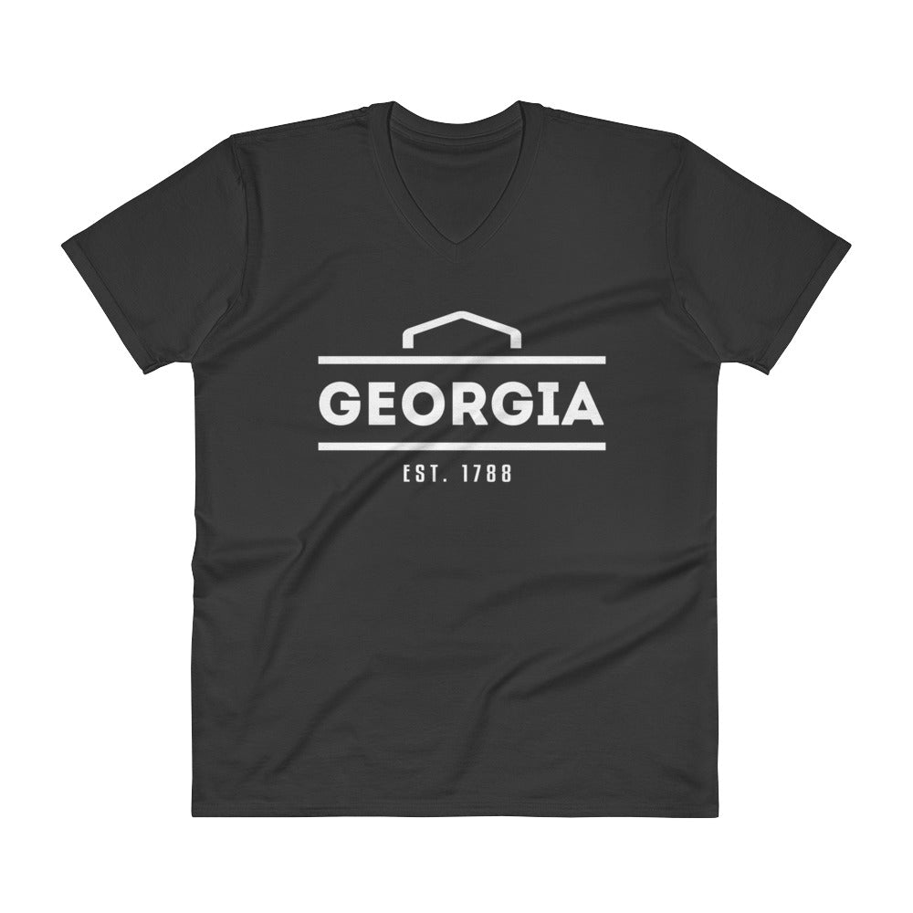 Georgia - V-Neck T-Shirt - Established