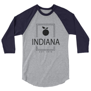 Indiana - 3/4 Sleeve Raglan Shirt - Established