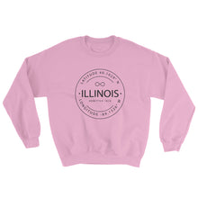 Illinois - Crewneck Sweatshirt - Latitude & Longitude