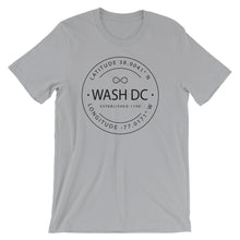 Washington DC - Short-Sleeve Unisex T-Shirt - Latitude & Longitude