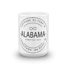 Alabama - Mug - Latitude & Longitude