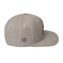 North Carolina - Flat Brim Hat - Black Embroidery - NC - Many Hat Color Options Available