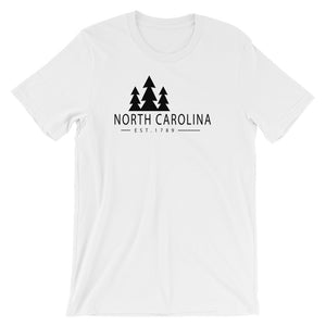 North Carolina - Short-Sleeve Unisex T-Shirt - Established
