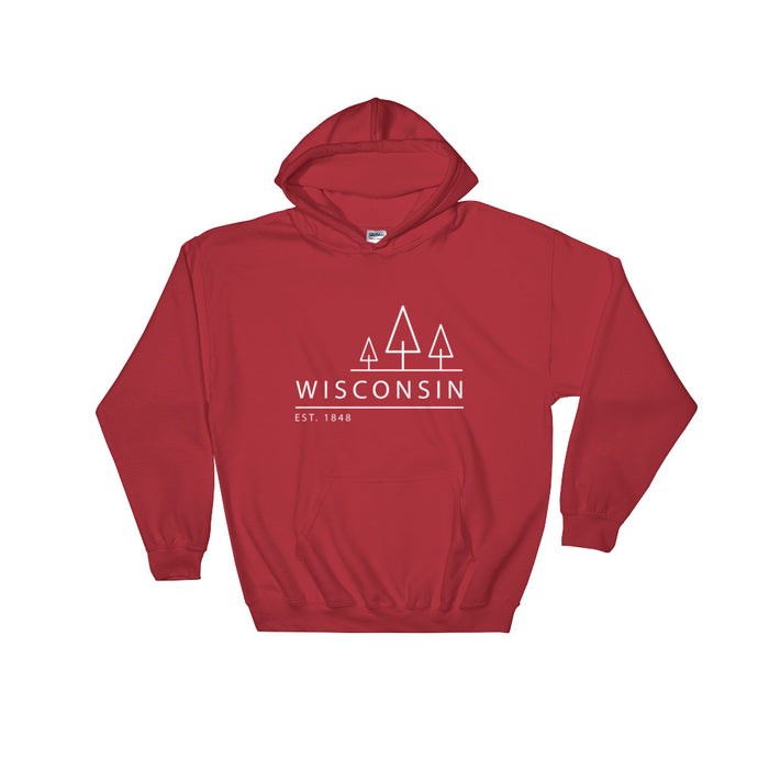 Wisconsin - Hooded Sweatshirt - Established
