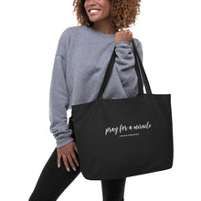 Margo's Collection - Pray for a Miracle - Large organic tote bag