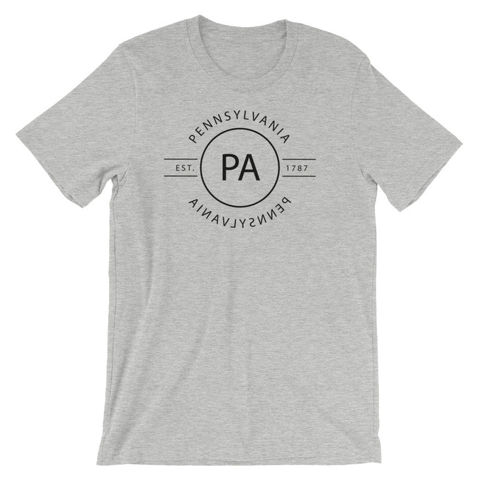 Pennsylvania - Short-Sleeve Unisex T-Shirt - Reflections