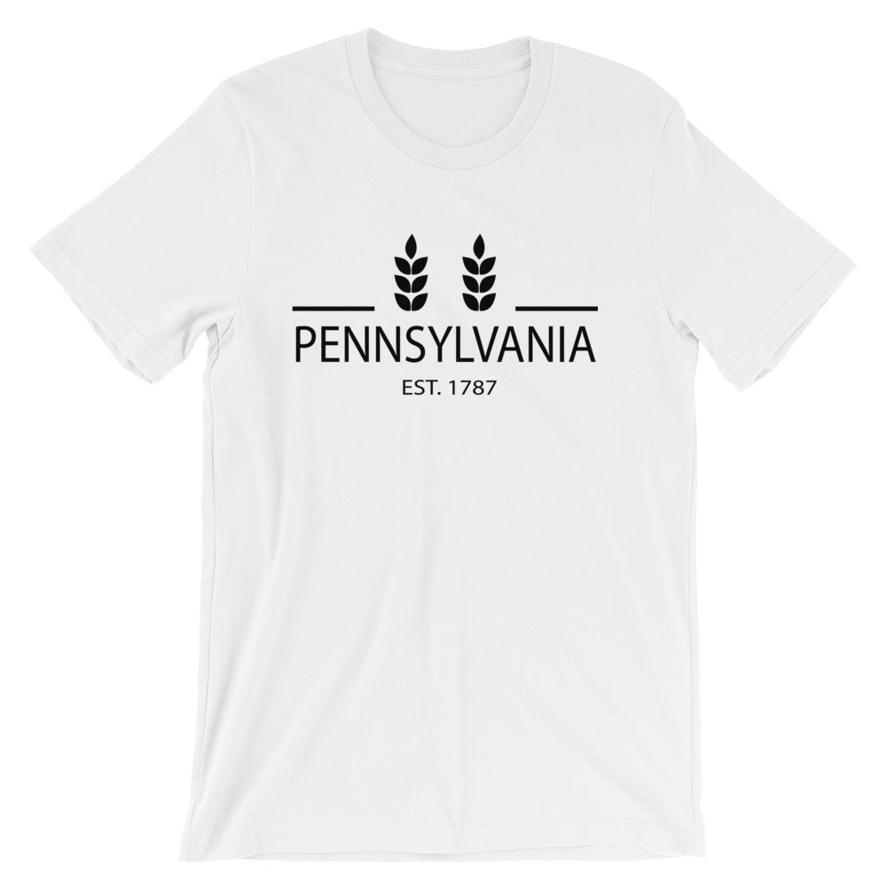 Pennsylvania - Short-Sleeve Unisex T-Shirt - Established