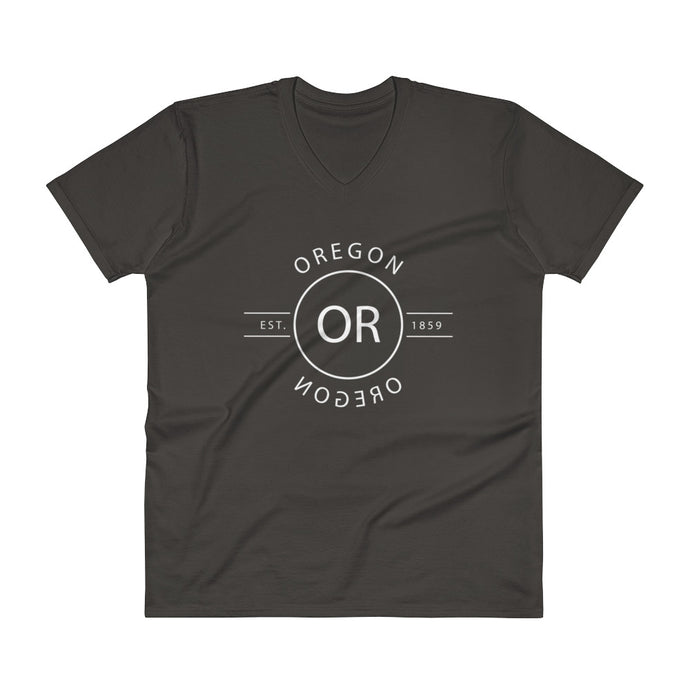Oregon - V-Neck T-Shirt - Reflections