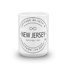 New Jersey - Mug - Latitude & Longitude