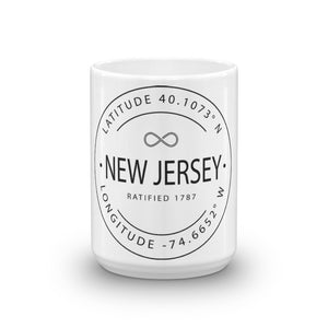 New Jersey - Mug - Latitude & Longitude
