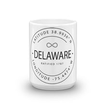 Delaware - Mug - Latitude & Longitude