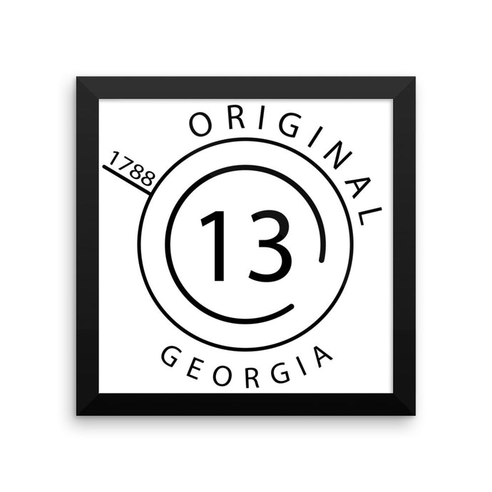 Georgia - Framed Print - Original 13
