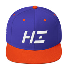 Hawaii - Flat Brim Hat - White Embroidery - HI - Many Hat Color Options Available